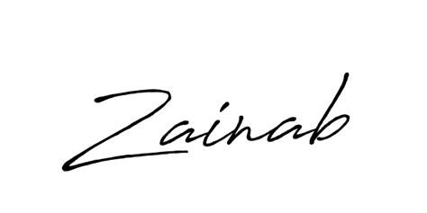 zainab name signature